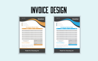 Minimal Invoice Template Design