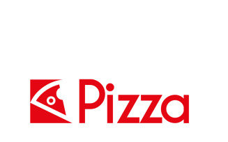 Pizza slice logo, perfect to use for your food business.