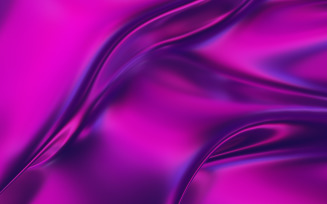 Abstract 3d Rendering of Waves Pink and Purple