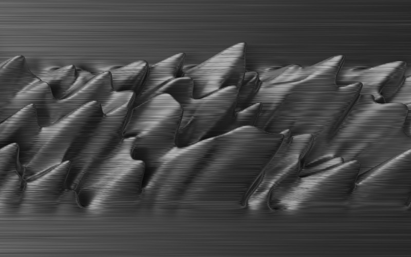 Abstract 3d Wavy Lines Background Silver Color
