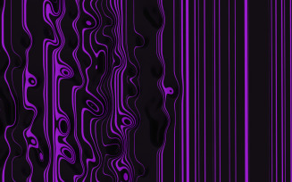 Abstract Wavy Lines Background - Purple and Black