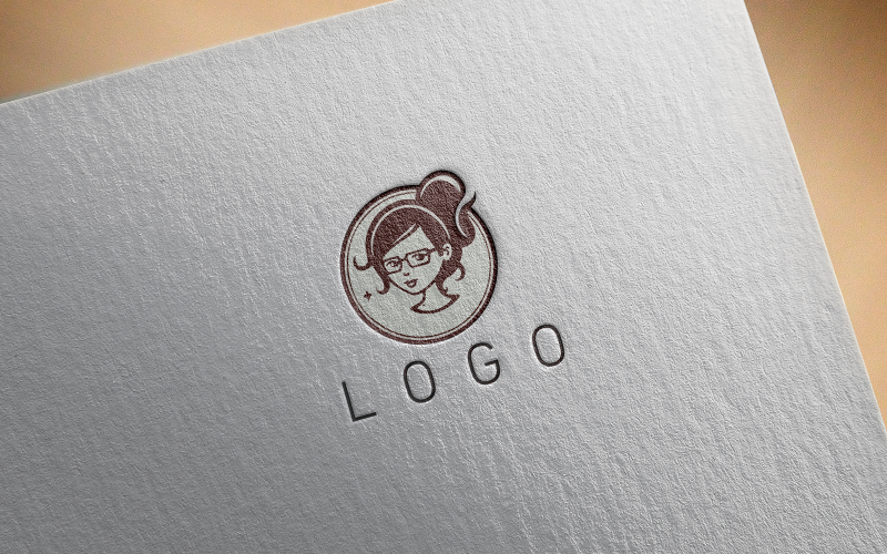 Elegant girl logo9-0550-23 Logo Template