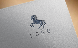 Elegant Horse Logo 10-0444-23