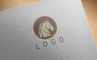 Elegant Horse Logo 2-0193-23
