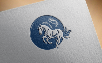 Elegant Horse Logo 8-0442-23