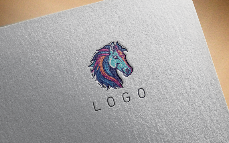 Elegant Horse Logo 15-0449-23 Logo Template