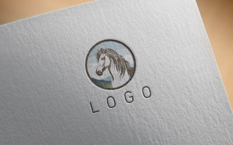 Elegant Horse Logo 18-0452-23