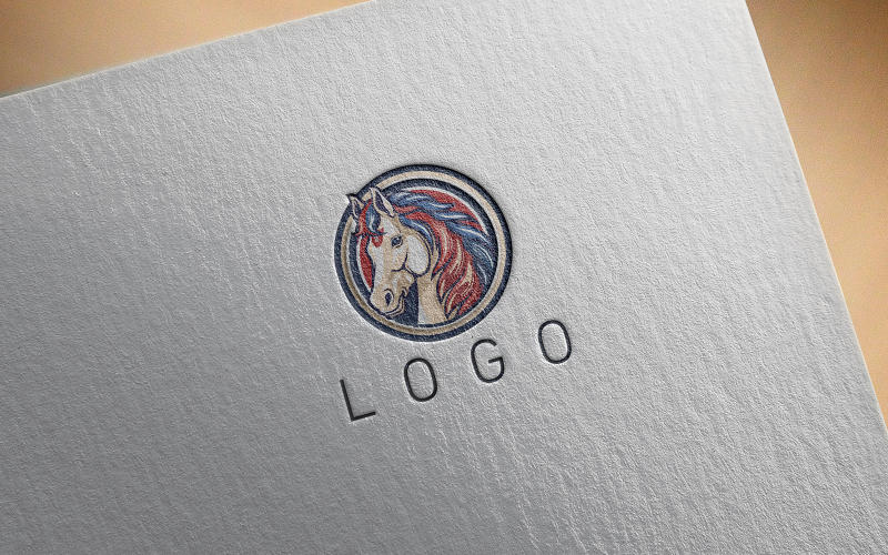 Elegant Horse Logo 19-0453-23 Logo Template