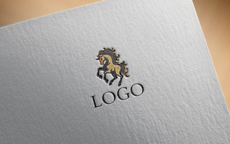 Elegant Horse Logo 20-0454-23 Logo Template