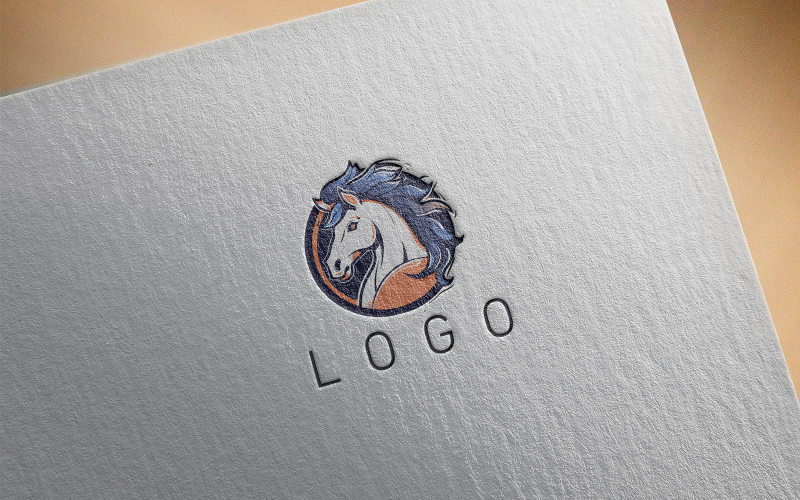 Elegant Horse Logo 22-0456-23 Logo Template
