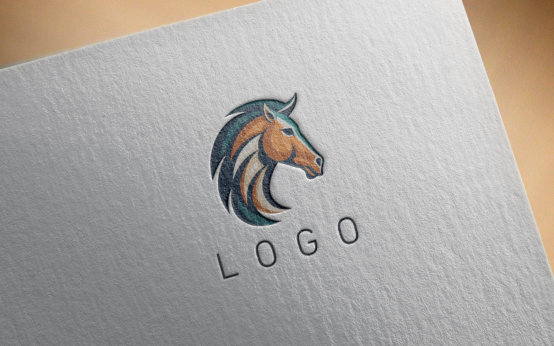 Elegant Horse Logo 23-0457-23 Logo Template