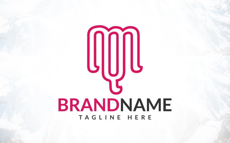 Letter MQ Or QM Logo Design Logo Template