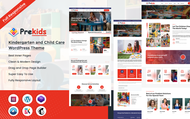 Prekids - Kindergarten and Child Care WordPress Theme