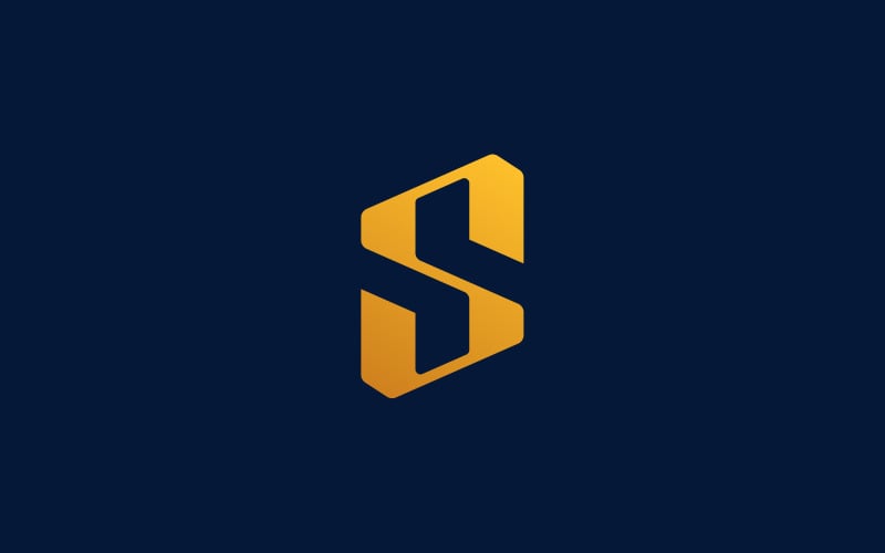 S letter unique logo design Logo Template