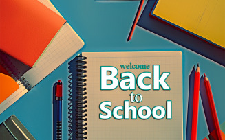 Welcome back to school design_stationery mockup_backtoschool, welcome_back to school festival,
