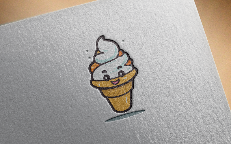 Elegant Ice cream 4-0507-23 Logo Template