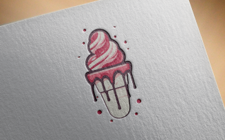 Ice cream Logo 10-0628-23