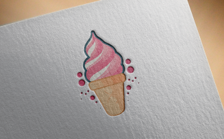 ice cream logo 12-0630-23