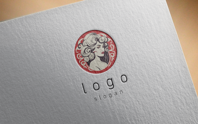 Elegant Beauty Lady Logo-042-23 Logo Template