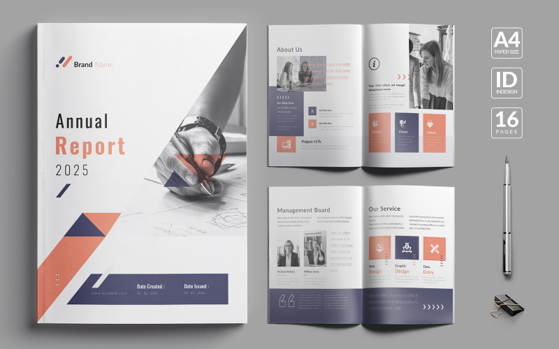 Annual Report Template_InDesign Corporate Identity