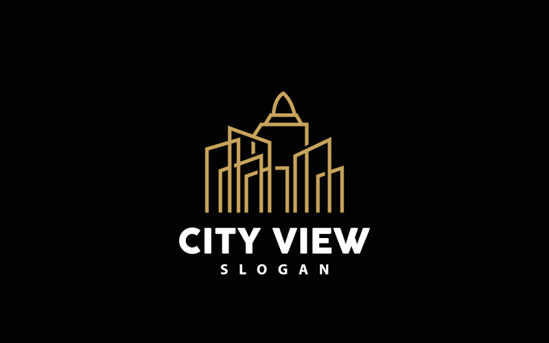 Building Real Estate Apartment Construction Logo V10 Logo Template