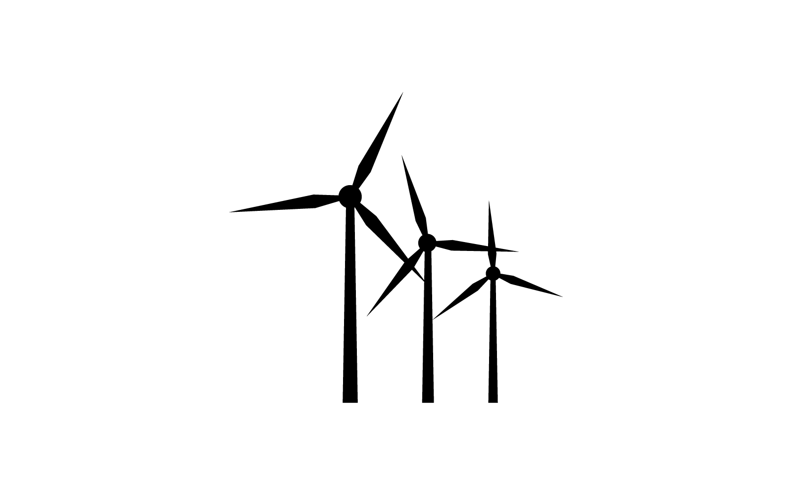 Windmill design illustration icon vector logo template