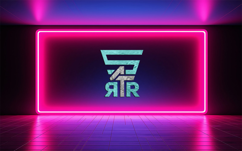 Pink board logo mockup_logo mockup_sign logo mockup_pink livingroom logo mockup, Product Mockup