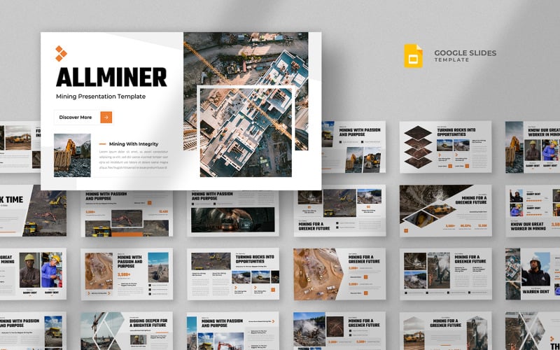 Allminer - Mining Industry Google Slides Template