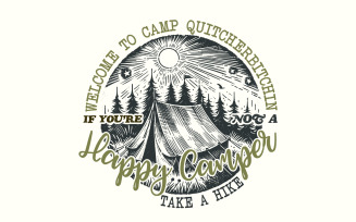 Funny Camping PNG, Sublimation Design, Outdoor Nature Lover, Vector Crafts, Camping Camp, Welcome