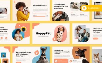 HappyPet - Pet Care and Pet Shop Google Slide Template