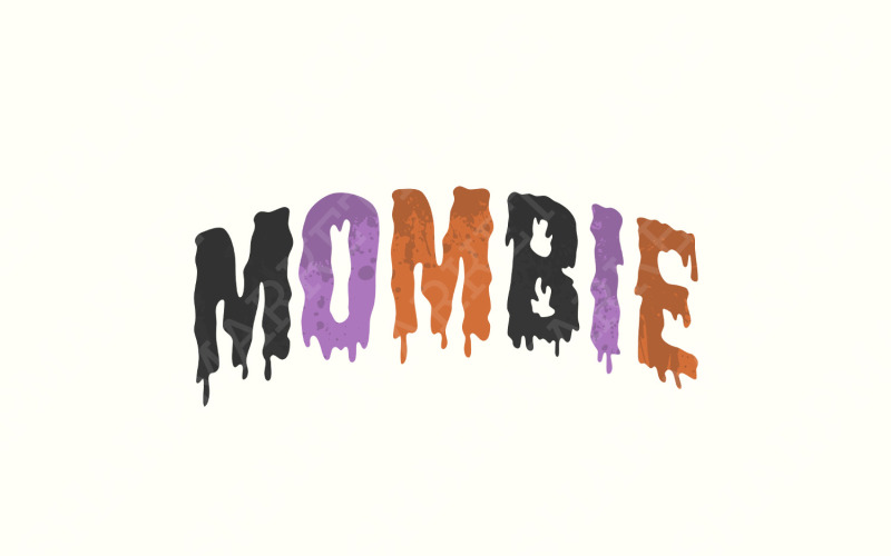 Mombie PNG Digital Download, for Shirts,, Instant Download, Sublimation, Mombie Png, Mom Halloween Illustration