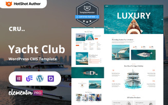 Crusse - Yacht Club WordPress Elementor Theme