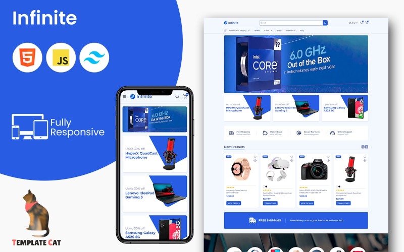 Infinite - Technology Store | Multipurpose eCommerce Website Template | HTML - Tailwind CSS