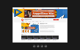 Creative YouTube Cover Template 7