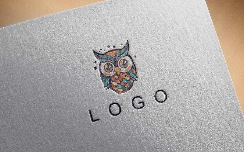 Elegant Owl Logo 2-0211-23 Logo Template