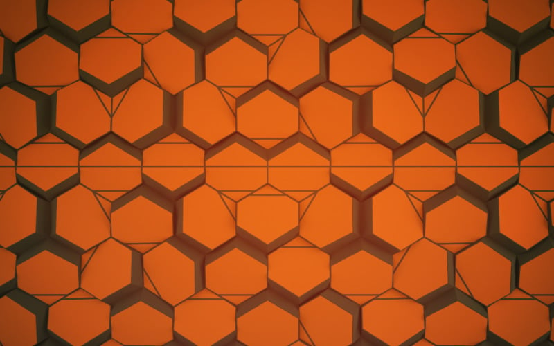 Hexagon Tech Backgrounds Vol.1