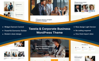 Teesta - Corporate Business WordPress Theme