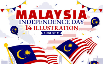 14 Malaysia Independence Day Illustration