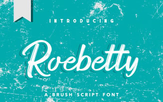 Roebetty - Brush Script Font