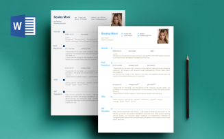 The CV -Souley Moni CV - Printable Resume Templates in Multiple Styles