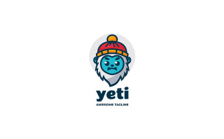 Yeti Mascot Cartoon Logo Design 1