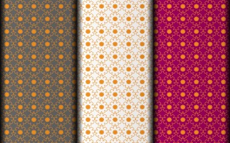 Floral new background style pattern design template.