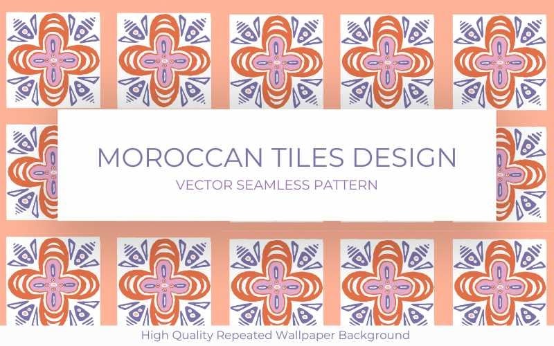Arabesque Mosaic Seamless Pattern