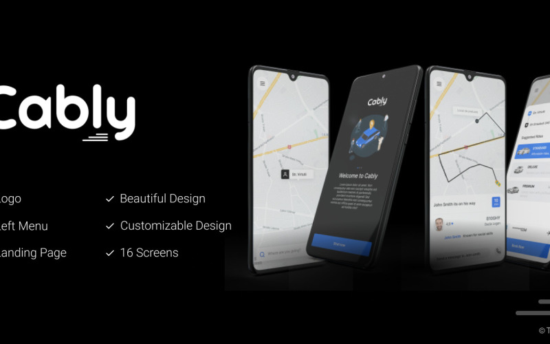 Cably - Figma Mobile Application UI Kit UI Element