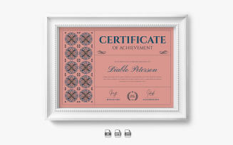 Traditional Certificate Achievement Template 1
