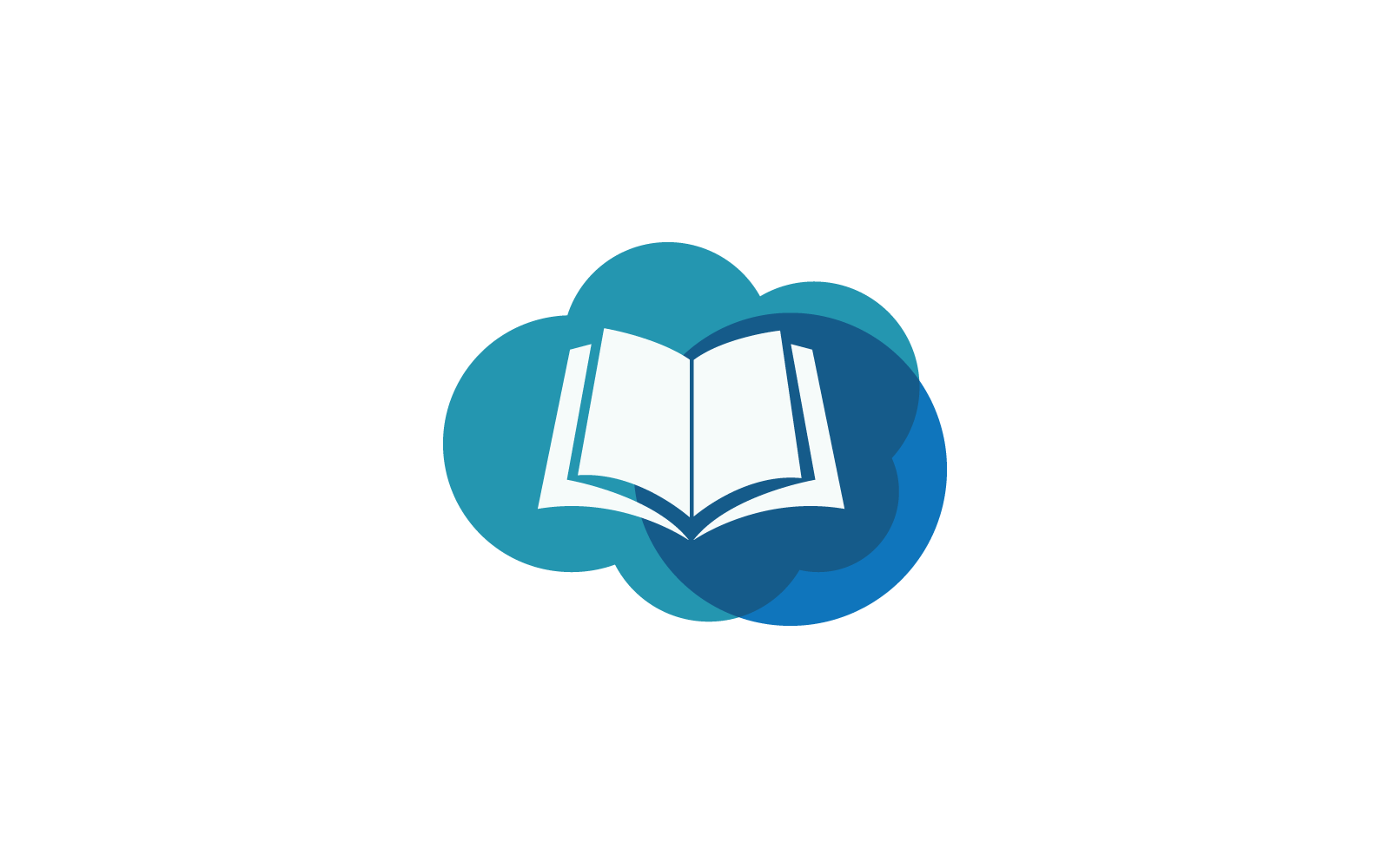 Boek onderwijs logo vector pictogram ontwerpsjabloon