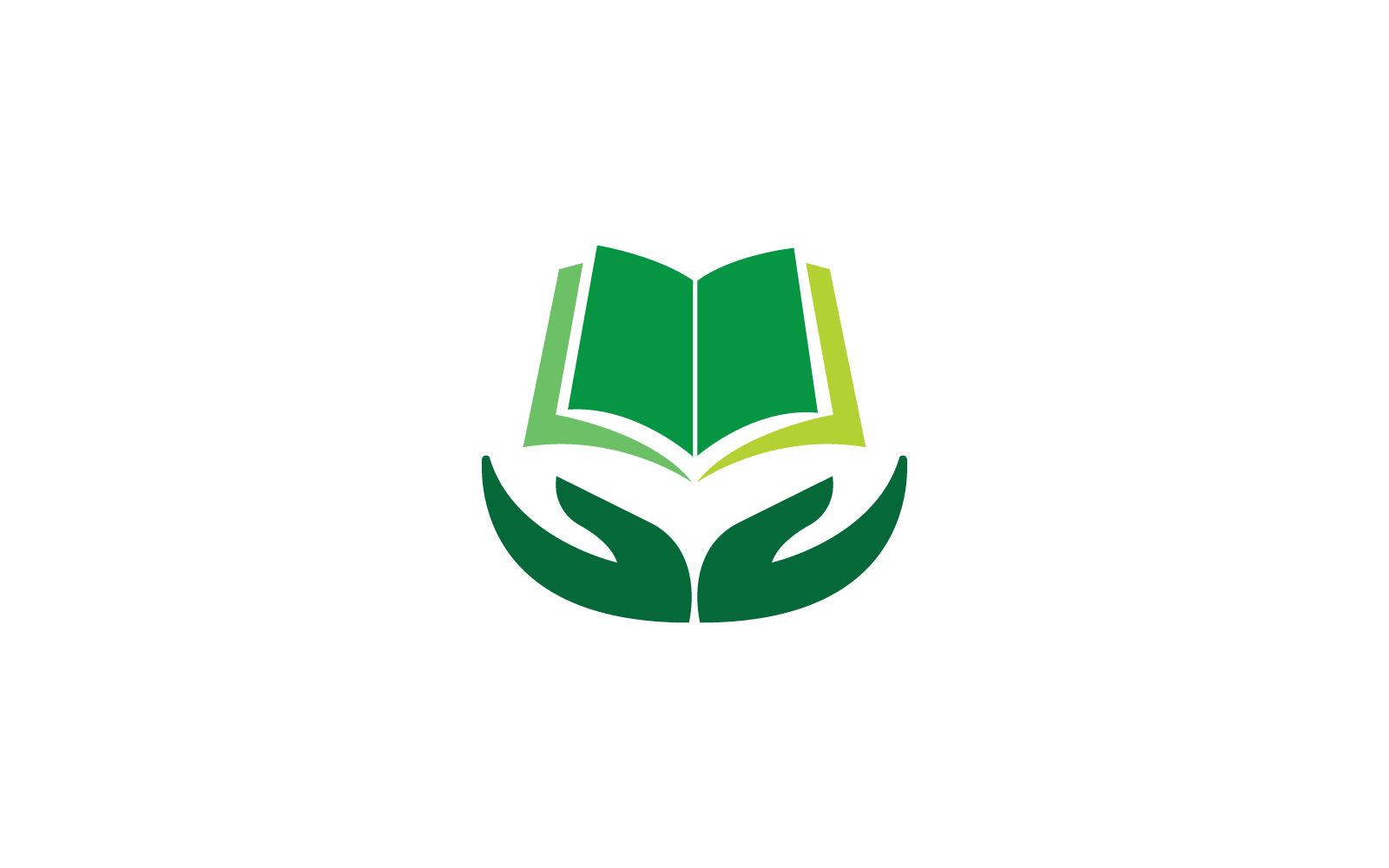 Boek onderwijs ontwerp pictogram vector sjabloon