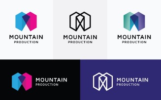 Mountain Production Letter M Logo