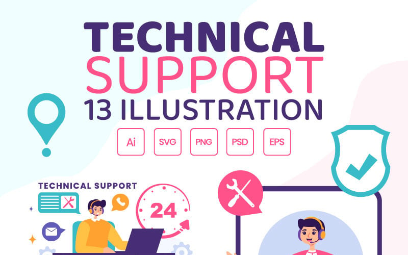 13 Technical Support System Illustration