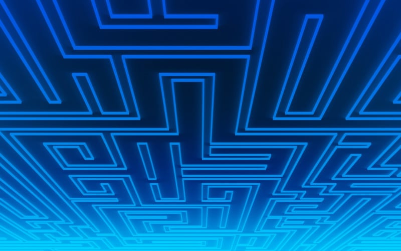 Neon Maze Backgrounds Vol.1